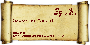 Szokolay Marcell névjegykártya